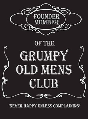 Fridge Magnet - Grumpy Old Men's Club