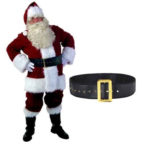 Christmas Costume Accessories Santa Waistband Buckles Belt Cosplay Clothing Straps Dress Adjustable Size2