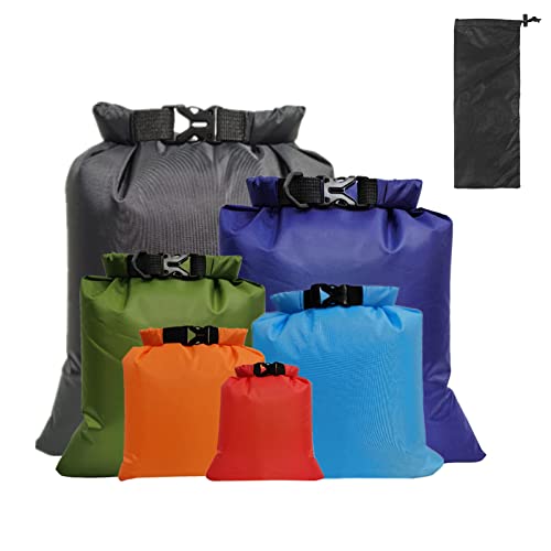 Sac étanche Lixada (1L+2L+3L) : lot de 3 sacs étanches légers pour kayak et rando
