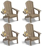 NAVINE Folding Set of 4 with 4-in-1 Cup Holder