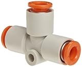 SMC KQ2T07-00A PBT Push-to-Connect Tube Fitting, Union Tee, 1/4