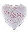 Produktbild TrendClub100® Folienballon Luftballons Ballon - Just Married Mr & Mrs - 18 46 cm