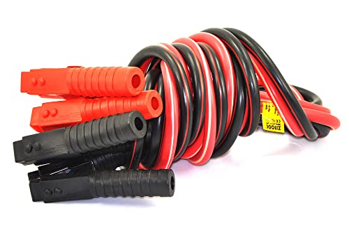 Xincol Heavy Duty 2500A 100% Copper Wire Jumper Cable Booster Cable For Truck Anti-Frozen Heat Insulation Jump Leads With Free Carry Bag Size 10Ft #TOP2