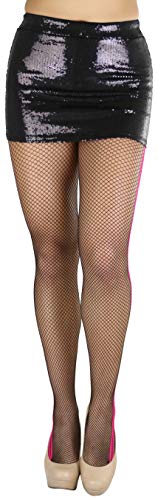 Image of ToBeInStyle Womens High Fashion Sheer Full Footed Vertical Stripe Tights