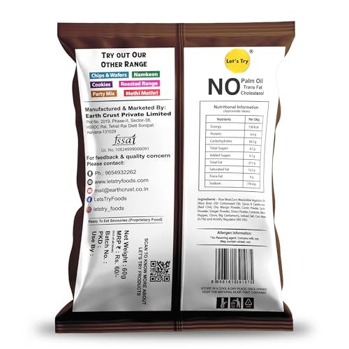 Image of Let's Try Mast Masala Samosa Puffs 57g
