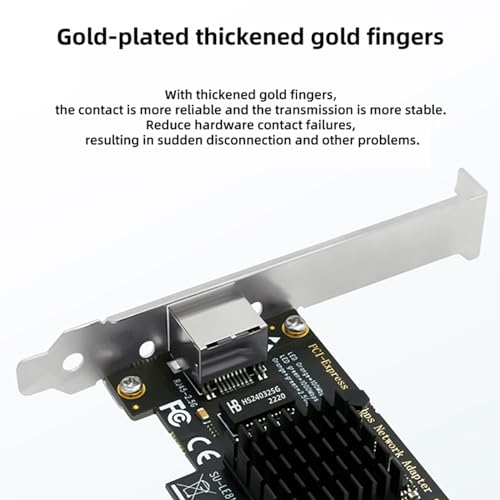 Tarjeta PCIe 2.5Gbps Ethernet RJ45 RTL8125BG Intel1225V LAN Express Card 5