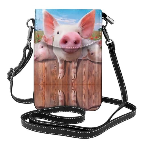 Sac à bandoulière cochon mignon pour voyager léger sans irritation