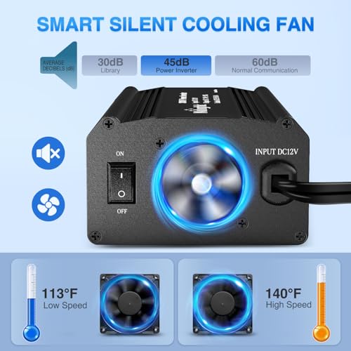 Nilight 300W Power Inverter