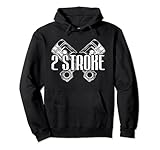 2 stroke two-stroke two-stroke motor, moped scooter Pullover Hoodie