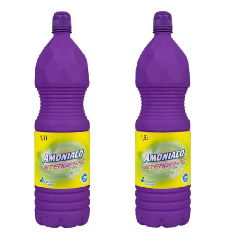 Pack 2 Botellas de Amoniaco con detergente – Limpieza Profunda – 2 x 1,5 Litros