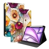 etui ipad air 2 rotatif 360 [Modèles compatibles]:Cette coque de protection Compatible avec iPad Air 13 (2024/2025)/iPad PRO 12.9 (2018-2022). Inapproprié avec d'autres tablettes