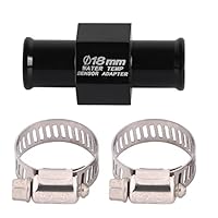 Wassertemperatur Verbindungsrohr Schlauch Sensor Messgerät Adapter für Universalmotorrad(18mm)