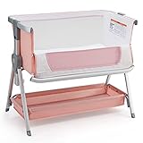 🐥【Stabile Struktur & Premium Material】Der Rahmen des Beistellbetts besteht aus starkem Aluminiumlegierungsmaterial. Darüber hinaus bildet der Seitenrahmen zwei dreieckige Strukturen, was die Stabilität erheblich verbessert.