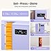 EENOUR Auto Tumbler Heat Press Machine, Automatic Rotating Tumbler Press, Pressure Setting Mug Press for Seamless Print, Even Heating Cup Press, for 2.55