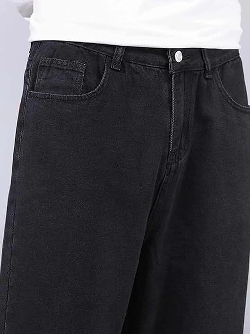 Image of JAAR Loose Fit Jeans for Men - Oversized Baggy Denim Pants | Mid Rise Streetwear Style |