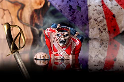 Nemesis Now Iron Maiden The Trooper Bust Box, offizielles Lizenzprodukt, Größe S, 12 cm, Rot