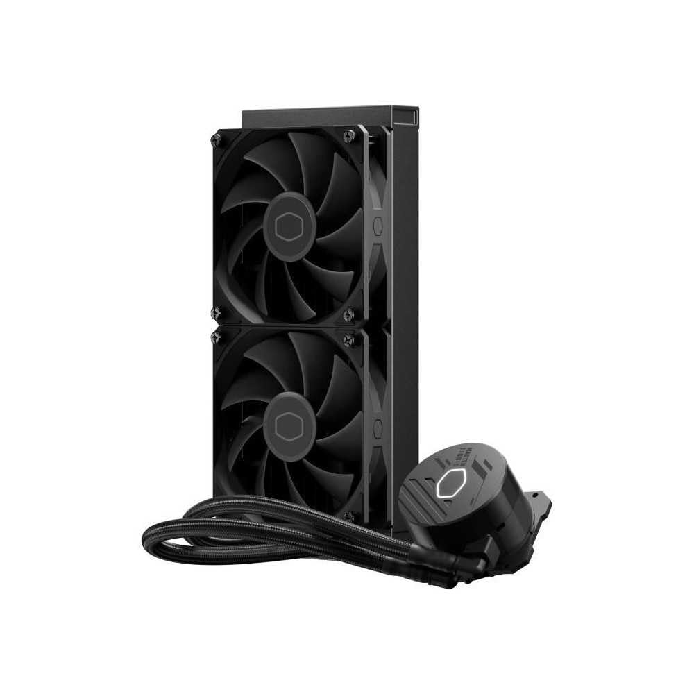 Cooler Master MLW-D24M-A17PK-R1 FN1957 240L Core 9.4 in (240 mm) Size, Simple Water Cooling with Radiator, CPU Cooler