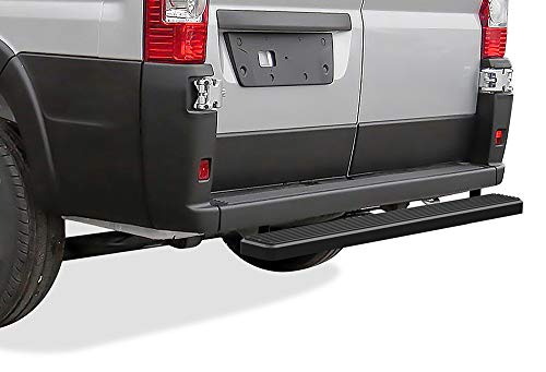 APS Rear Step 5in Matte Black Compatible with Ram Promaster 2014-2025 Full Size Van (Nerf Bars Side Steps Side Bars)