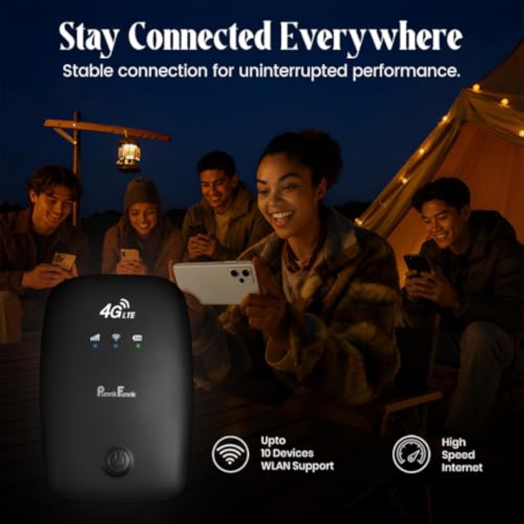 4G LTE Portable WiFi Dongle, High-Speed