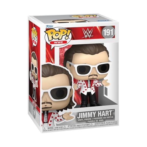 Funko Pop! WWE: WWE 8 - Jimmy Hart - Figura in Vinile da Collezione - Idea Regalo - Merchandising Ufficiale - Giocattoli per Bambini e Adulti - Sports Fans - Figura da Collezione e da Esposizione