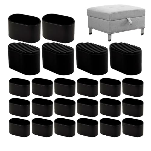 Protector de patas para sillas que evita ruidos y rayones en el suelo de tu casa, 24 uds 2
