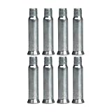Chatonshen 8 Stück Skate Wheel Schrauben Inline Roller Skate Schrauben Deck Lager Montage Board Rollen Set Metall Ersatz Sechskant Zubehör für Regelmäßige Wartun, 8pcs 34 Mm