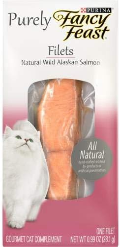 0.99 Oz Fancy Feast Fancy Feast Filets Natural Wild Alaskan Salmon (Pack of 4)