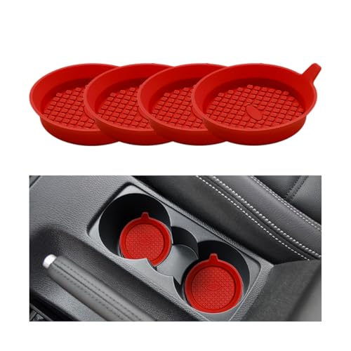 Zpana Porta Vasos para Auto de Silicona, 4 Piezas miniatura 1