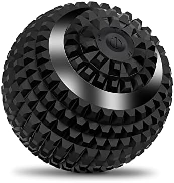 Uppye Vibrating Ball Massager, Vibration Massage Ball for Physical Therapy, Mobility Ball for Workout Recovery, Deep Tissue Massager for Pain Relief and Trigger Point Treatment (Black)