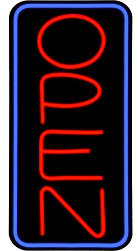 LED Open Sign BD32B-1 - BuyDirectSign - Jumbo 32x16 - Red & Blue