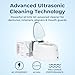 iSonic Ultrasonic Denture/Aligner/Retainer Cleaner for All Dental and Sleep apnea appliances (F3900)