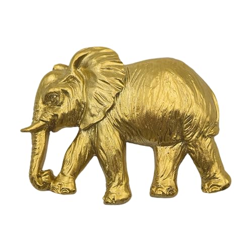 Statue d'animal éléphant en relief pour habiller un mur vide de chambre