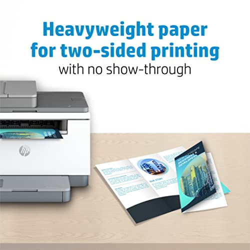 HP Professional Tri-fold Business Paper, Glossy, 8.5x11 in, 48 lb, 150 sheets, works with inkjet, PageWide, laser printers (4WN12A) by HP - Image 4