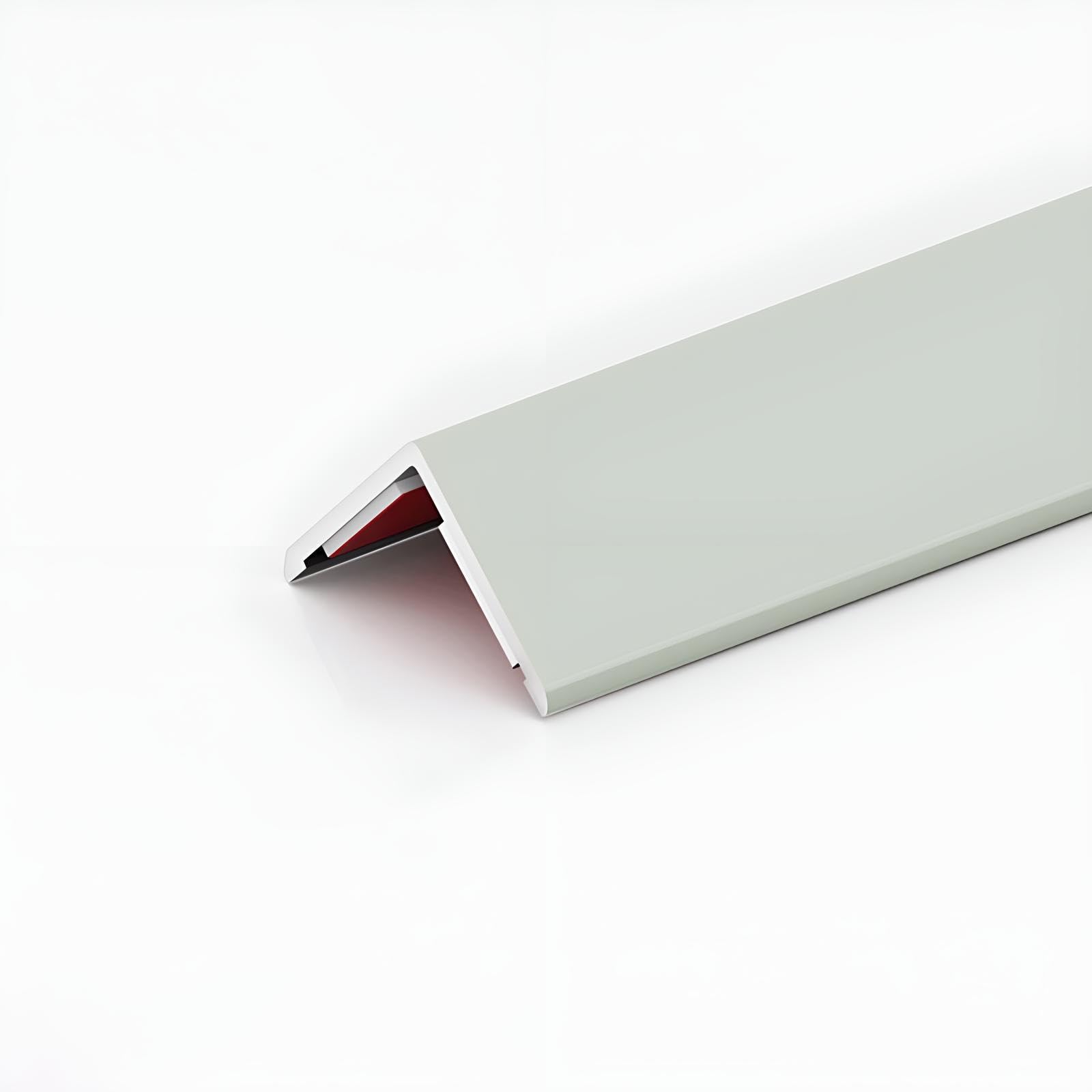 Raouoae Edge Protection Profile, Self-Adhesive Aluminum Alloy Corner & Angle Protector, 3x100cm for Safe, Elegant Solutions in Kitchens, Children’s Rooms & Workshops(Elfenbeinweiß,Breite 1.5 cm)