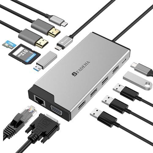 2024 Latest Version Displaylink Adapter Triple Monitor HDMI Displ...