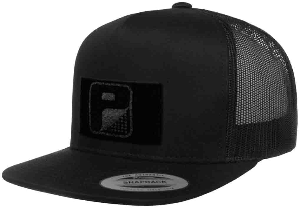 Pull Patch Tactical Hat | Authentic Snapback Flat Bill Trucker Cap | 2x3 Loop Surface to Attach Morale Hook Patches