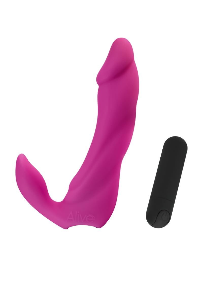 ALIVE - BIFUN Pro Vibrator Dildo Pink 14.9 CM