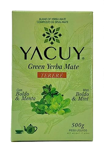 Erva Mate Tereré Yacuy Sabor Boldo C/Menta 500g