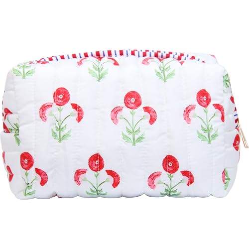 Bolsa Quilted Roja Personalizada 16x17.5x6 miniatura 6