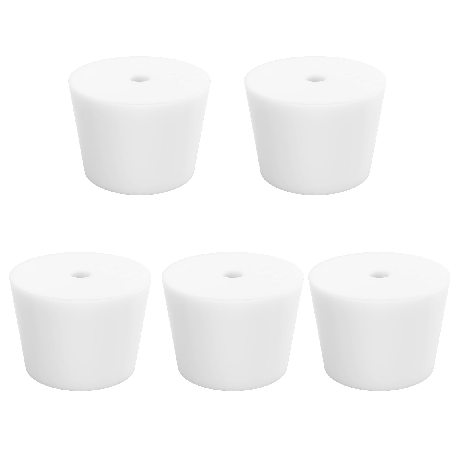 stonylab Silicone Stoppers, 5-Pack Standard 8# Natural Silicone Stoppers with 8 mm Aperture Single-Hole — Amazon image 9