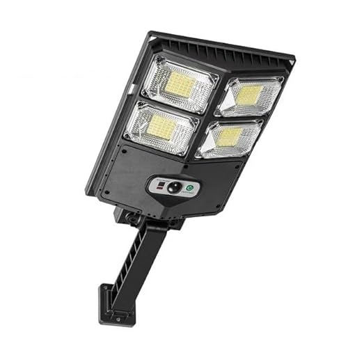 YVAAASIYC Luces LED solares for Exteriores, lámpara de Pared superbrillante Resistente al Agua 8000 LM con Sensor Movimiento, farola jardín Control Remoto(W789B-6)