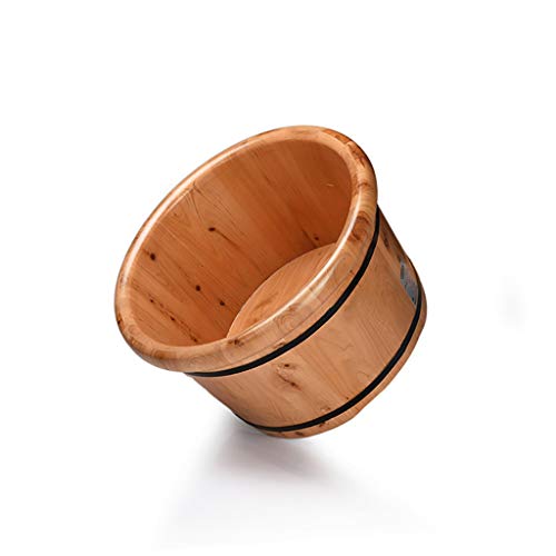 Baño de pies de madera cedro spa pedicure miniatura 3
