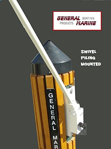 Mooring Whips General Marine. Swivels Vertically Piling Mounted 14' Solid 1" (2-7' Sections) Fiberglass Poles Small To Large Boats Up To 20,000 Lb. We Are Still Open 1-3 Days #TOP2