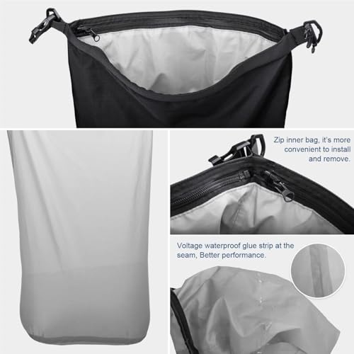 Bolsa trasera para motocicleta multifuncional y resistente 7
