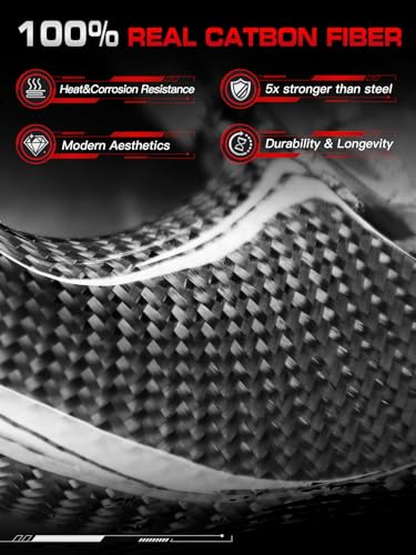 Heated Steering Wheel for F150 Raptor 2017-2020 Carbon Fiber Steering Wheel with Heated D-shaped Flat-bottom Preforated Leather Grip Hand-Stitched Compatible with Raptor with Paddle Shifters - Image 5