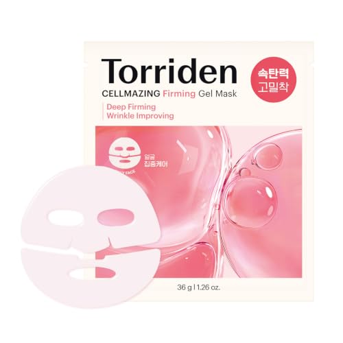 Torriden CELLMAZING Collagen Firming Gel Sheet Mask for Face (4 Sheets)