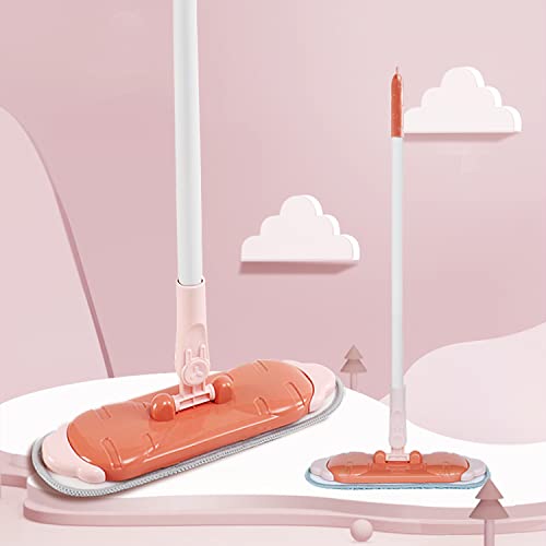 Midoneat Kids Cleaning Toy Set, Mini Child Broom, Mop and Dustpan, Little Housekeeping Helper Set ,Pretend Home Cleaning Play Set for Toddler Height 75-115cm ,6pcs (Pink) by Midoneat - Image 4