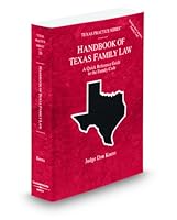 Handbook of Texas Family Law, 2008-2009 ed. 0314981373 Book Cover