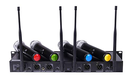 GTDaudio 4x800 Channels UHF Diversity Wireless Cordless Microphone System by GTDaudio - Used condition - Image 2