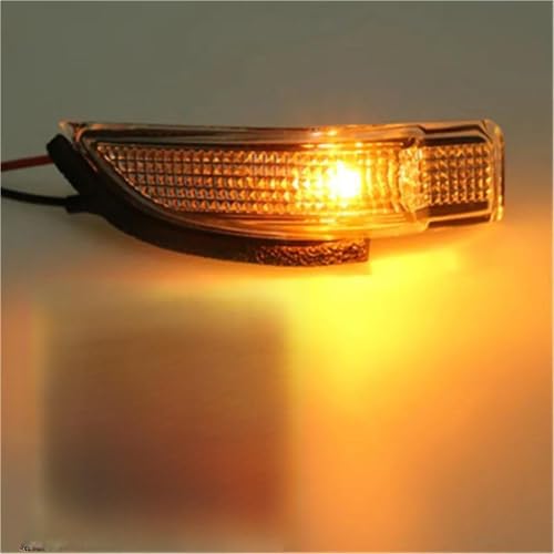 SKINII Intermitentes Laterales LED Señal Giro Espejo para Toyota para Camry para Corolla para ARIS para Prius C Bombilla Indicadora Izquierda/Derecha 81730-52100/81740-52050(Bien)